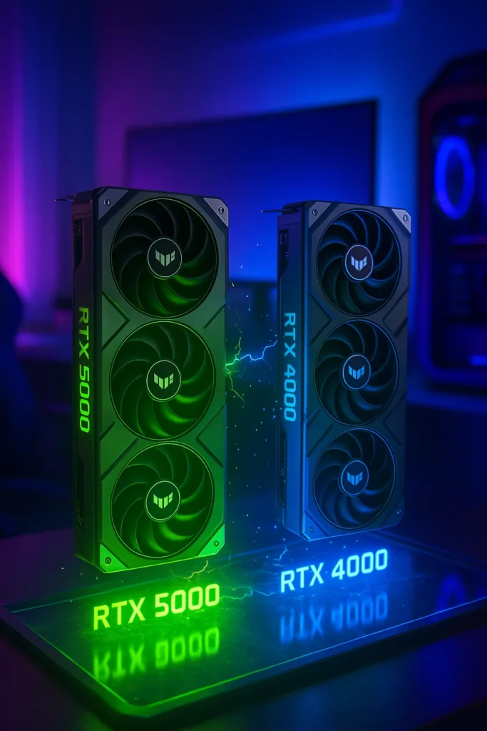 SENSACIONAL NVIDIA  RTX 5000 VS 4000
